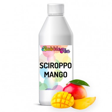 Sciroppo concentrato per Bubble Tea al gusto mango in bottiglia da 1000 grammi Yoooki