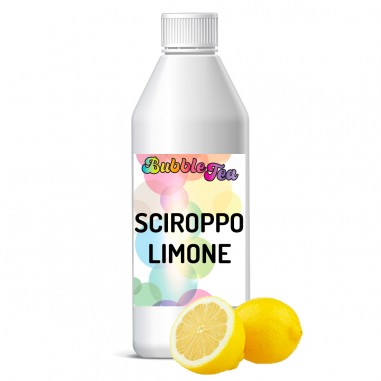 Sciroppo concentrato per Bubble Tea al gusto limone in bottiglia 1000 grammi Yoooki